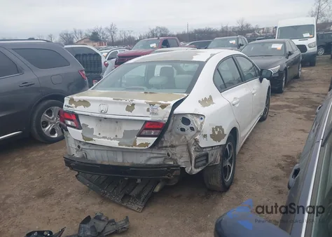 2015 Honda Civic Se from USA, damaged, VIN 2HGFB2F72FH550942